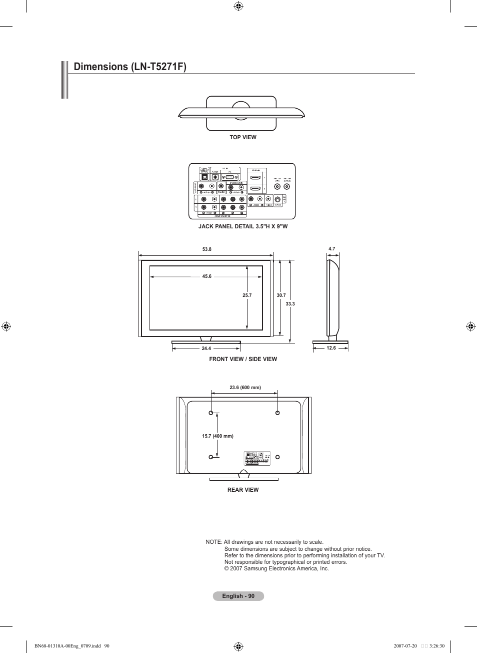 Samsung LNT4671FX-XAA User Manual | Page 92 / 277
