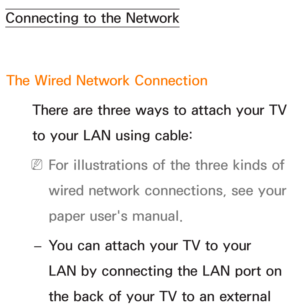 Preference feature, Connecting to the network | Samsung UN55ES8000GXZE User Manual | Page 114 / 813