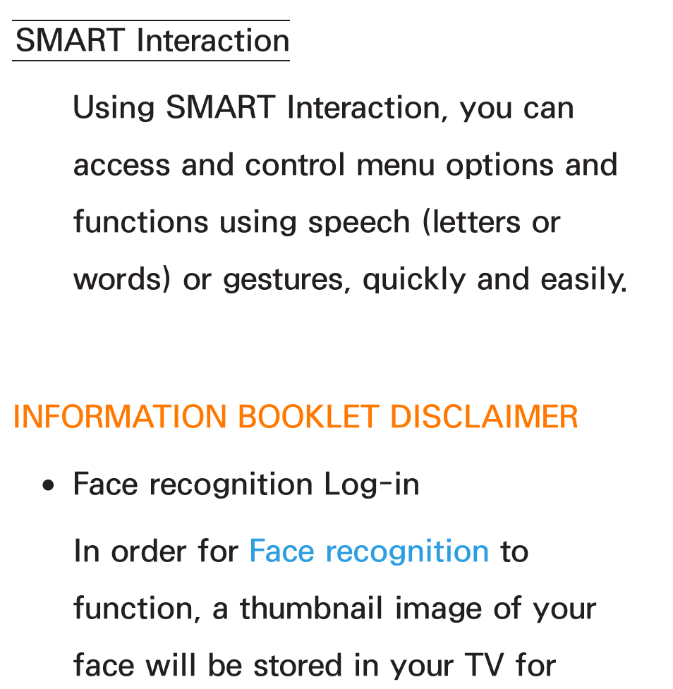Smart interaction | Samsung UN55ES8000GXZE User Manual | Page 491 / 813