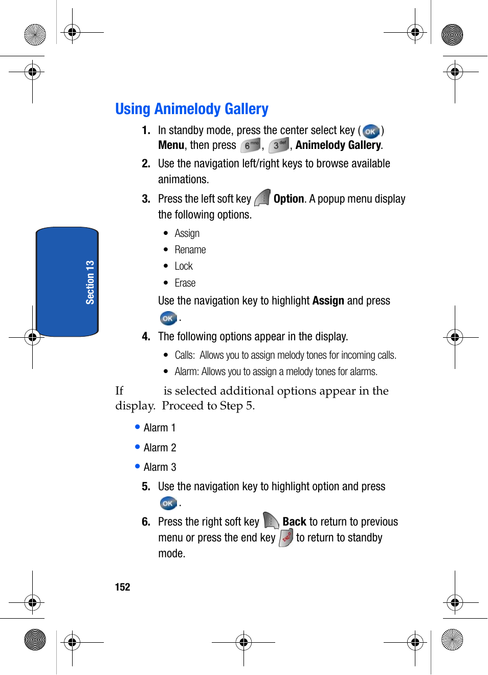 Using animelody gallery | Samsung SCH-A570ZSVXAR User Manual | Page 152 / 194