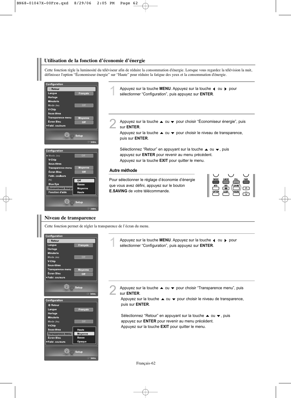 Samsung LNS5296DX-XAA User Manual | Page 190 / 380