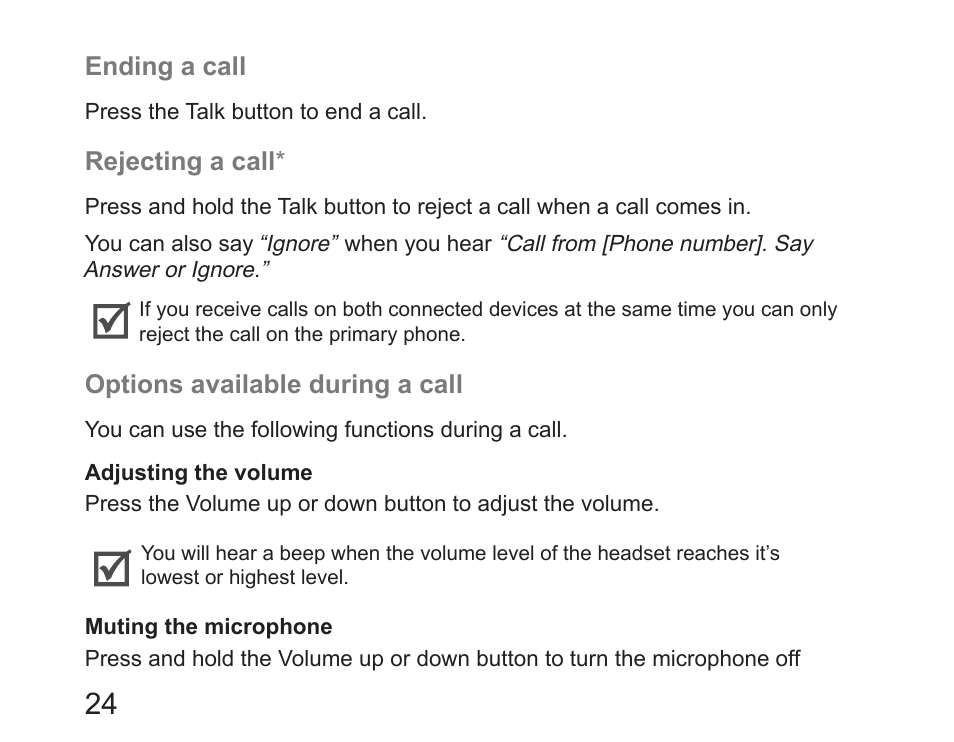 Samsung HM6450 User Manual | Page 26 / 195
