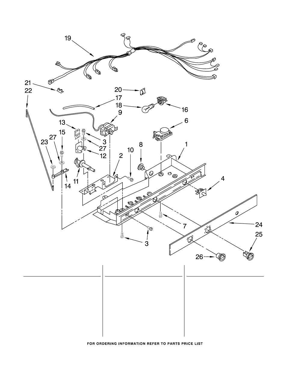 Control, Control parts | Amana ASD2522VRS00 User Manual | Page 18 / 21
