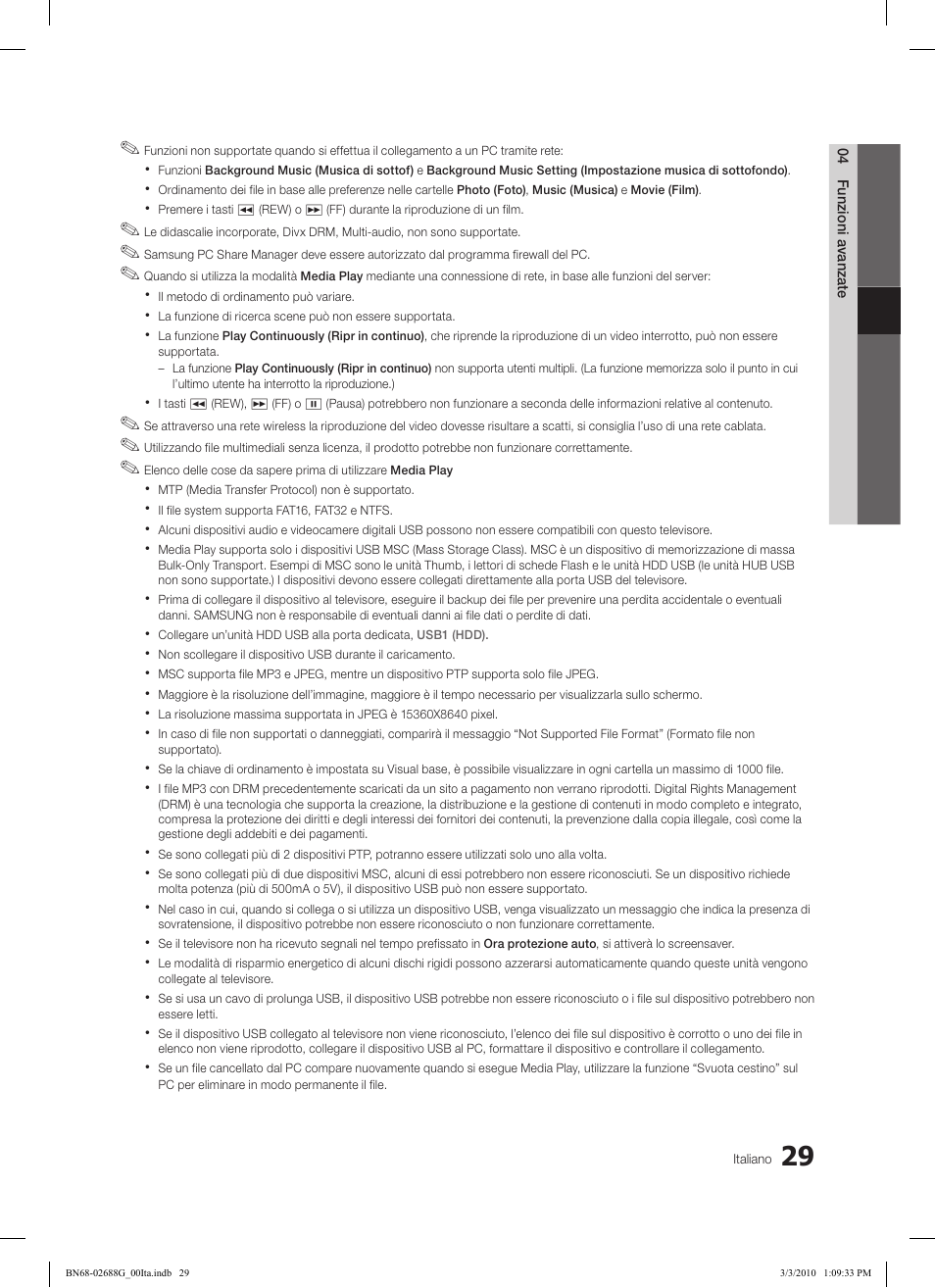 Samsung LE37C550J1W User Manual | Page 173 / 194
