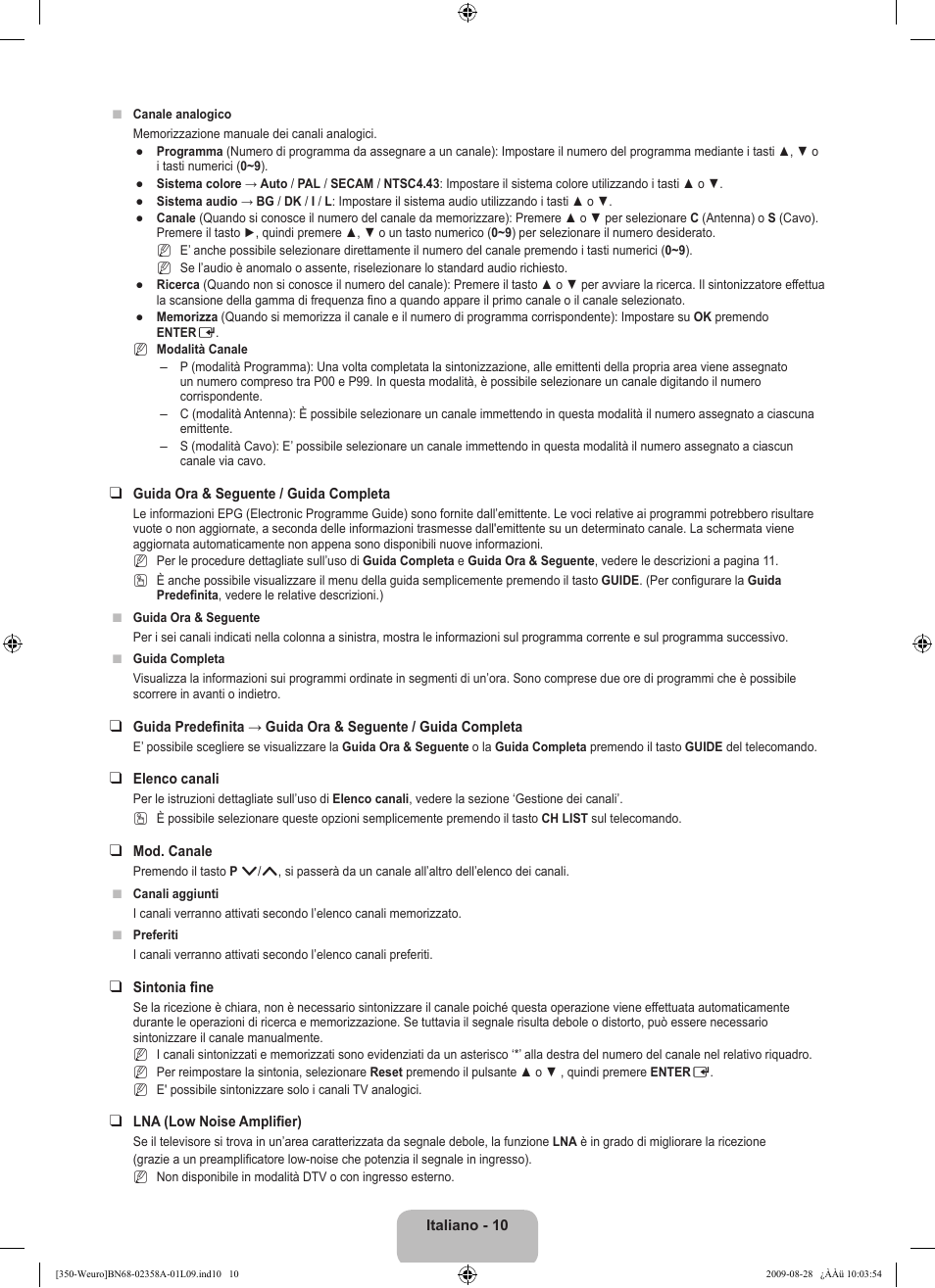 Samsung LE26B350F1W User Manual | Page 140 / 296