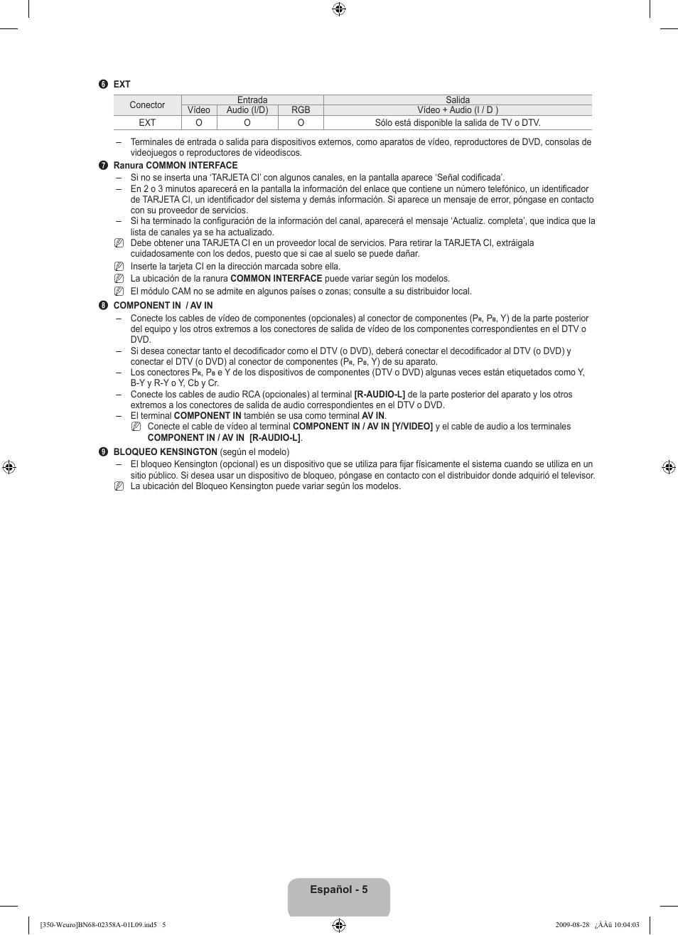 Samsung LE26B350F1W User Manual | Page 167 / 296
