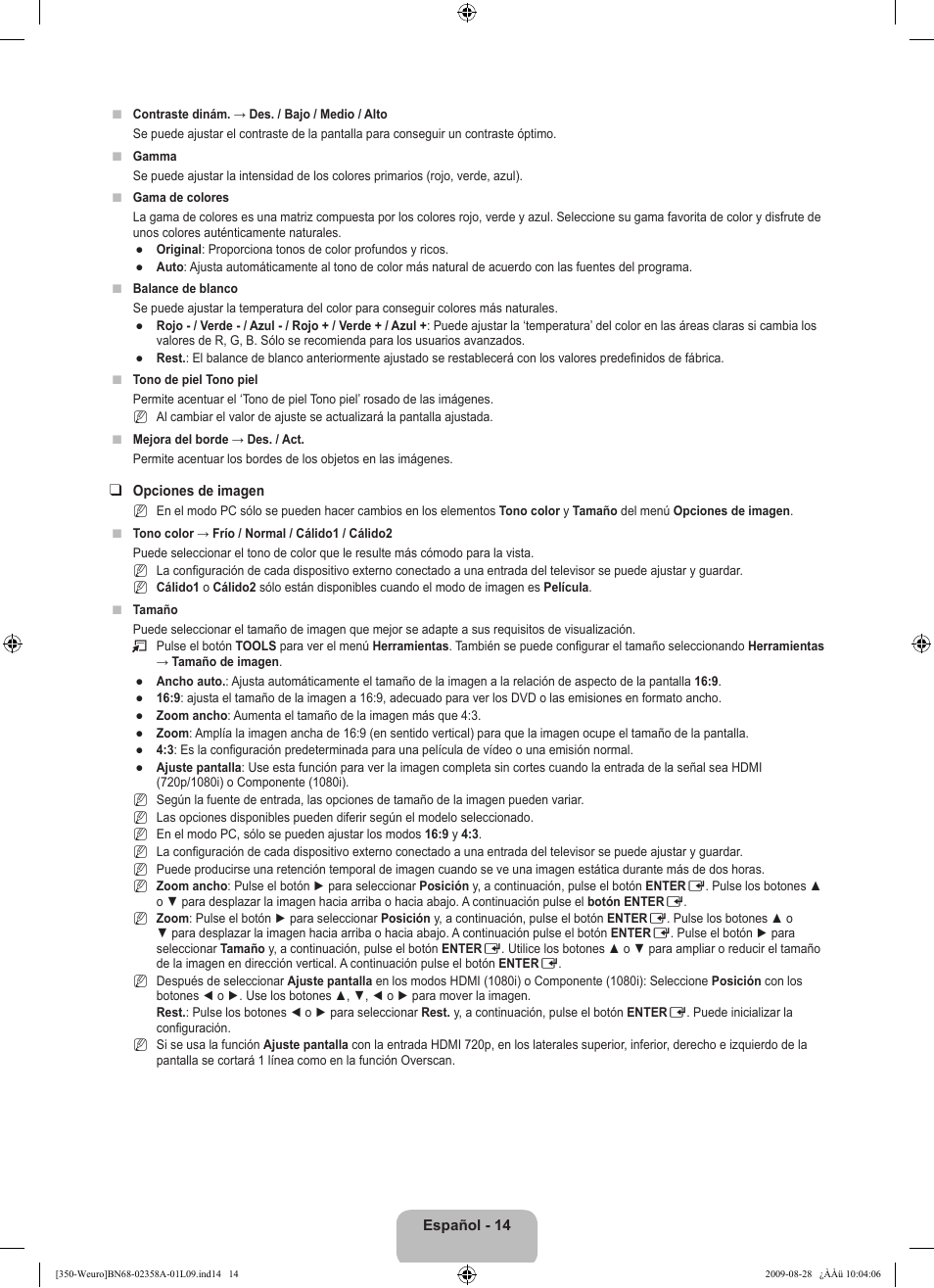 Samsung LE26B350F1W User Manual | Page 176 / 296