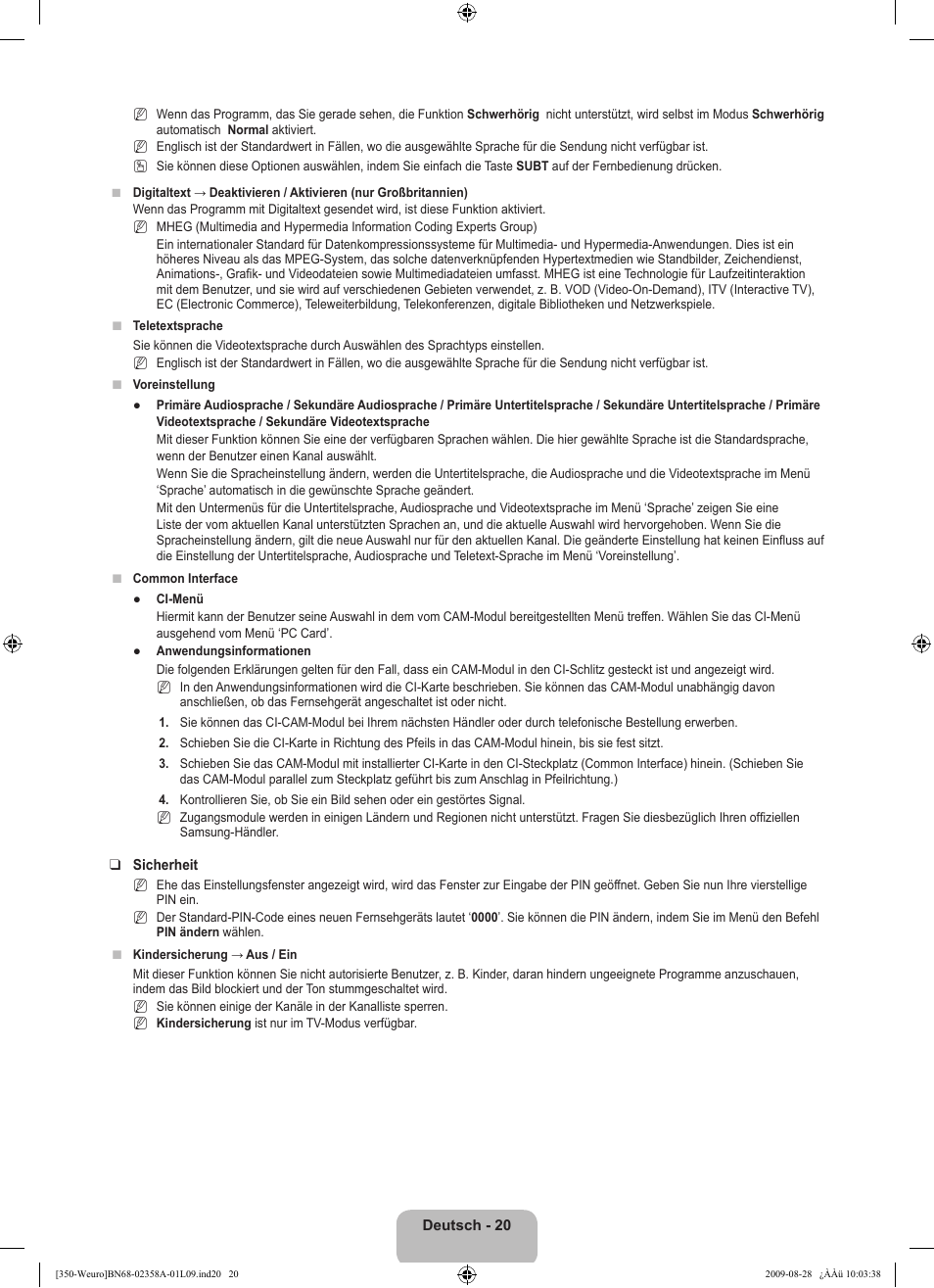 Samsung LE26B350F1W User Manual | Page 86 / 296
