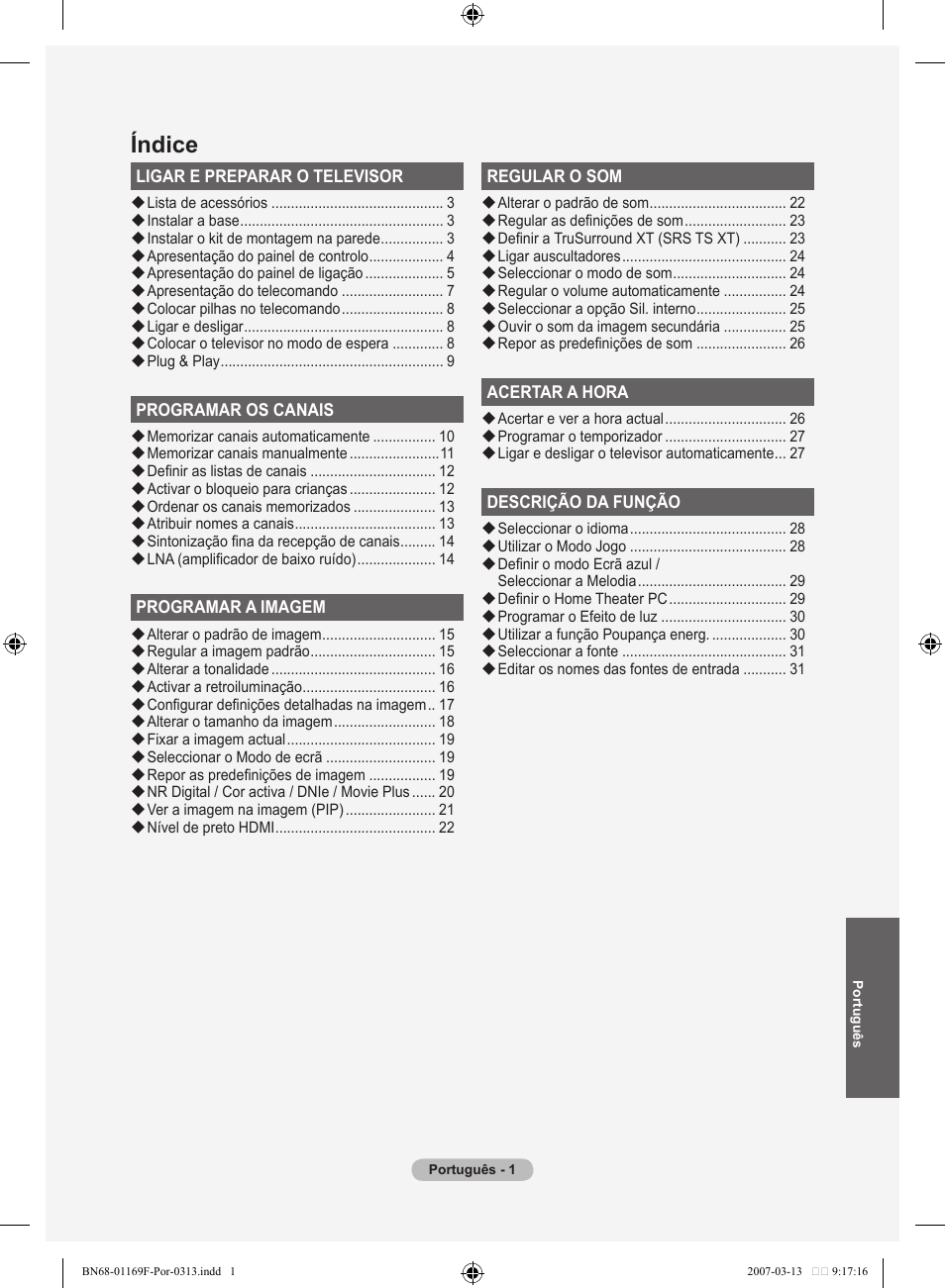 Índice | Samsung LE26R87BD User Manual | Page 340 / 451