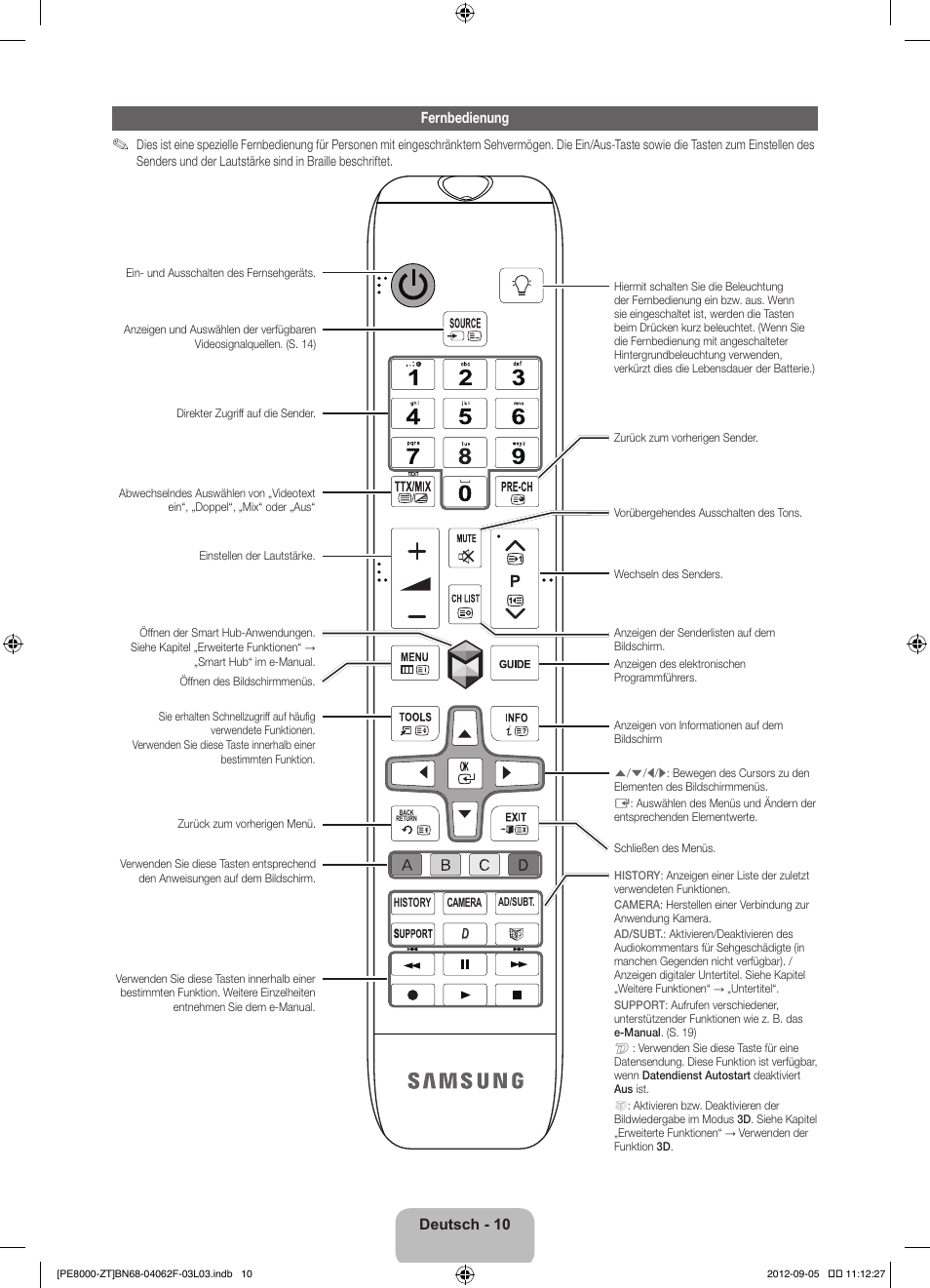 Samsung PS64E8000GQ User Manual | Page 57 / 71