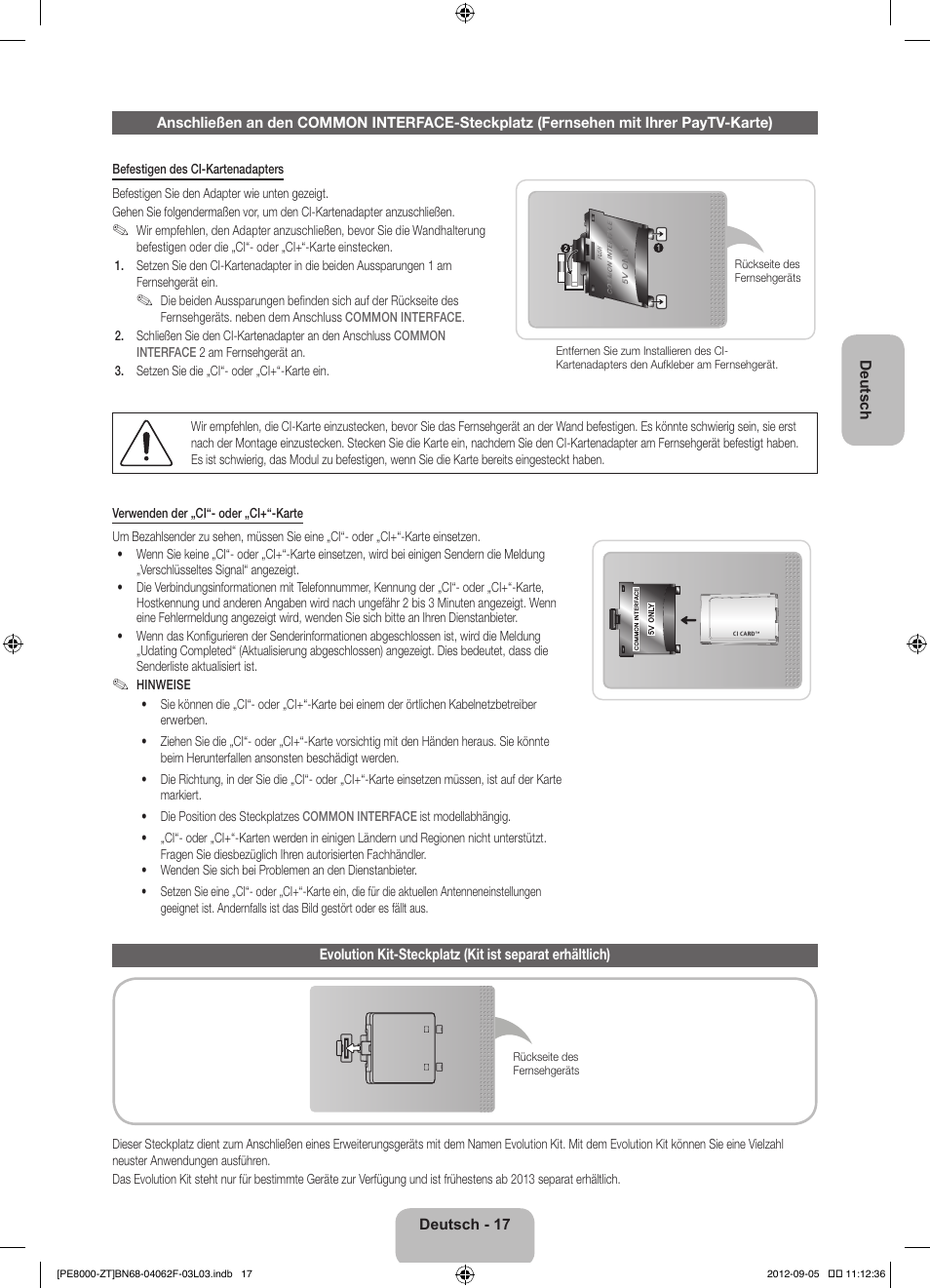 Samsung PS64E8000GQ User Manual | Page 64 / 71