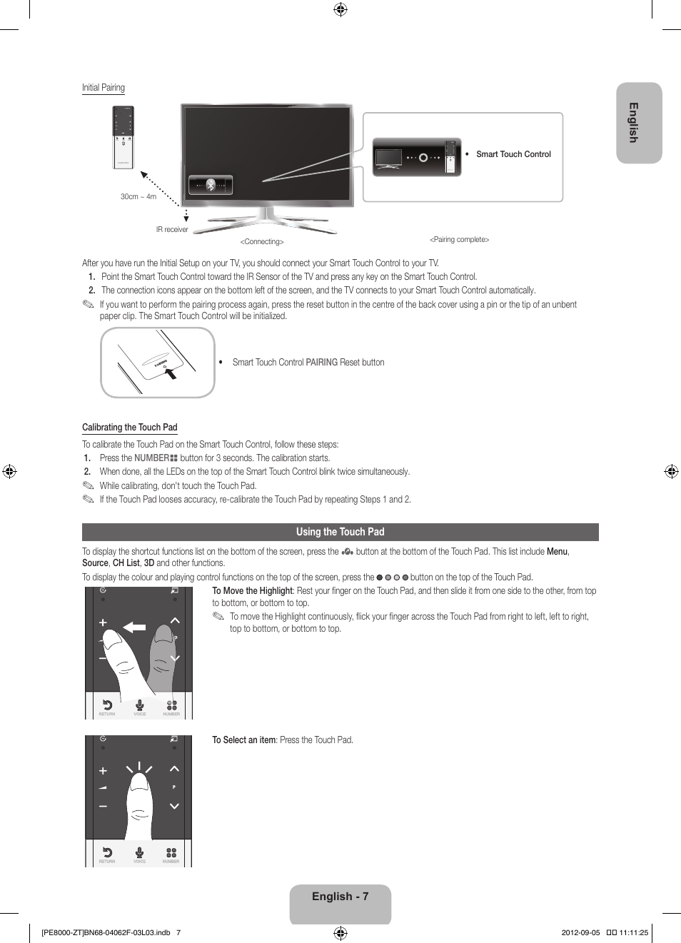 Samsung PS64E8000GQ User Manual | Page 7 / 71