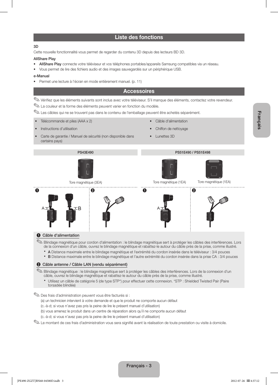 Samsung PS43E490B1W User Manual | Page 31 / 59