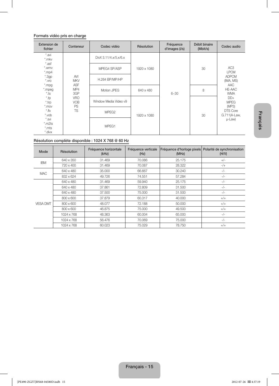 Samsung PS43E490B1W User Manual | Page 43 / 59
