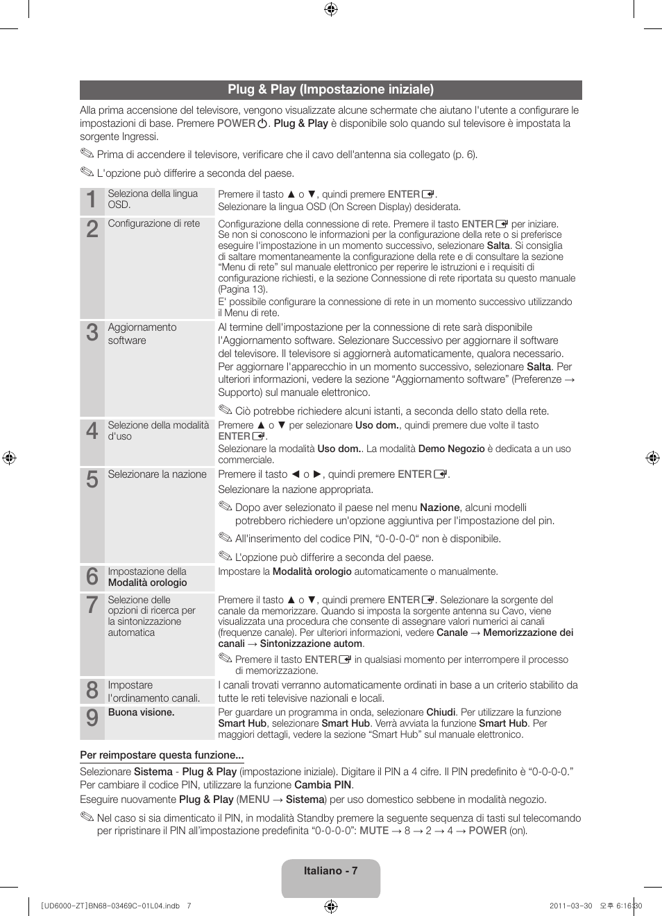 Samsung UE46D6000TP User Manual | Page 29 / 86