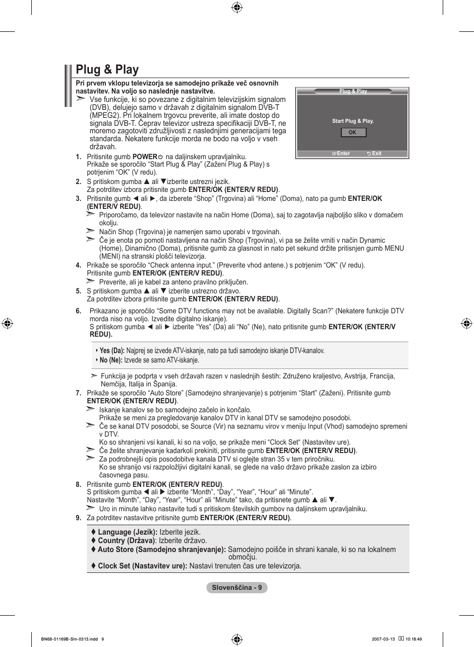 Plug & play | Samsung LE40R87BD User Manual | Page 445 / 498