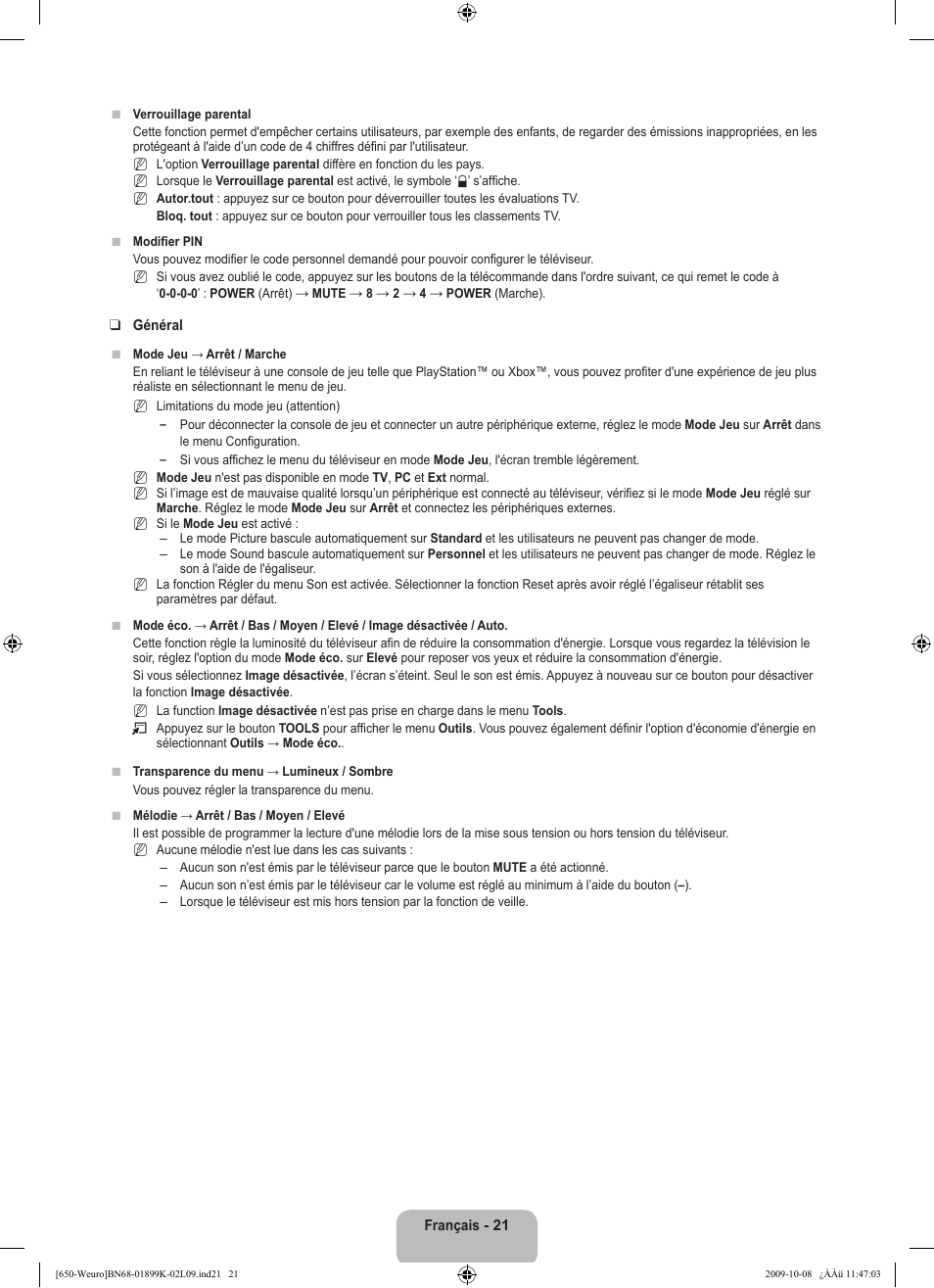 Samsung LE19B650T6W User Manual | Page 55 / 296
