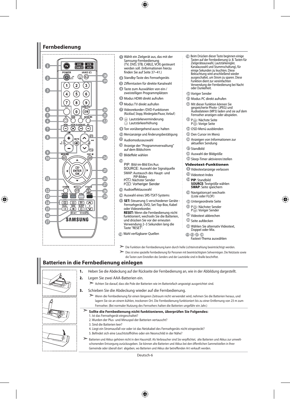 Samsung LE40M91B User Manual | Page 98 / 320