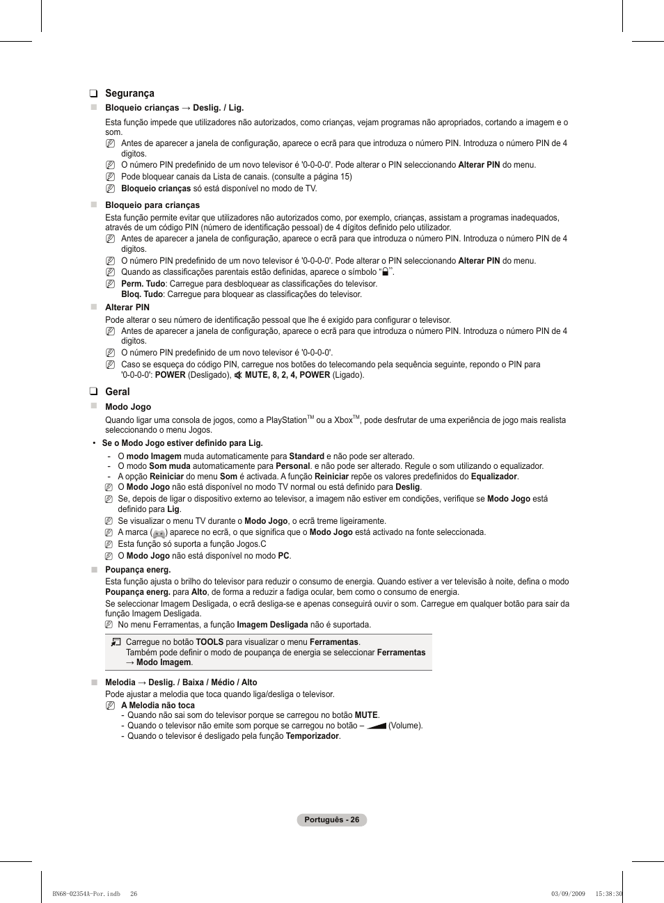 Samsung PS50B450B1W User Manual | Page 262 / 357