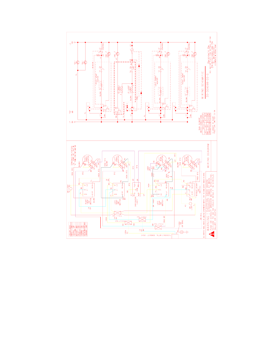 Wiring diagram and schematics | Amana AK2T30/36E1/W1 User Manual | Page 38 / 47