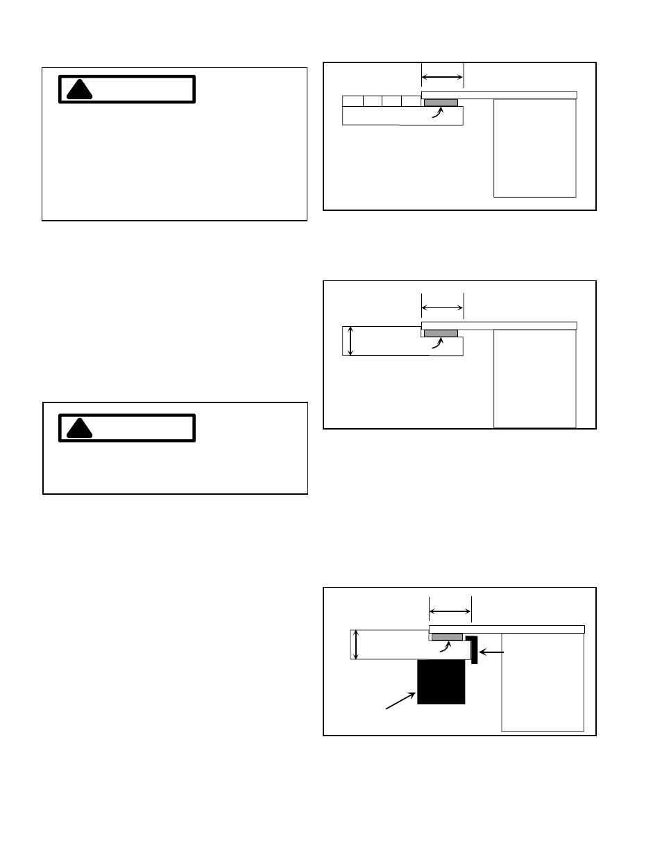 Installation instructions, Caution, Warning | Amana AK2T30/36E1/W1 User Manual | Page 8 / 47