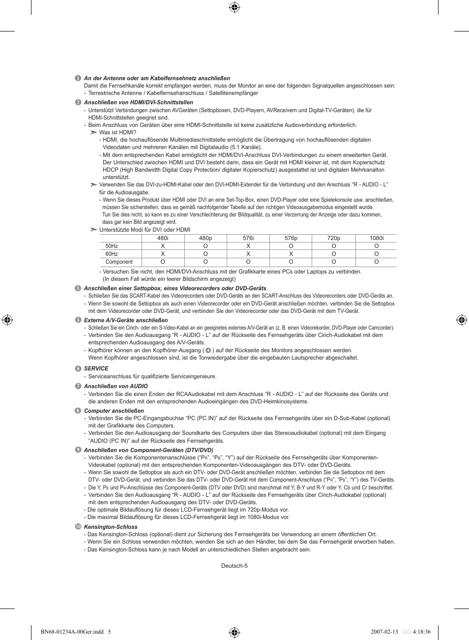 Samsung LE40S61B User Manual | Page 59 / 187