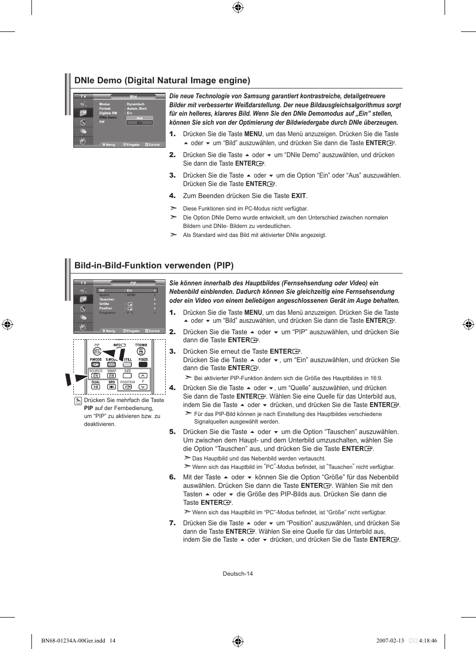 Samsung LE40S61B User Manual | Page 68 / 187