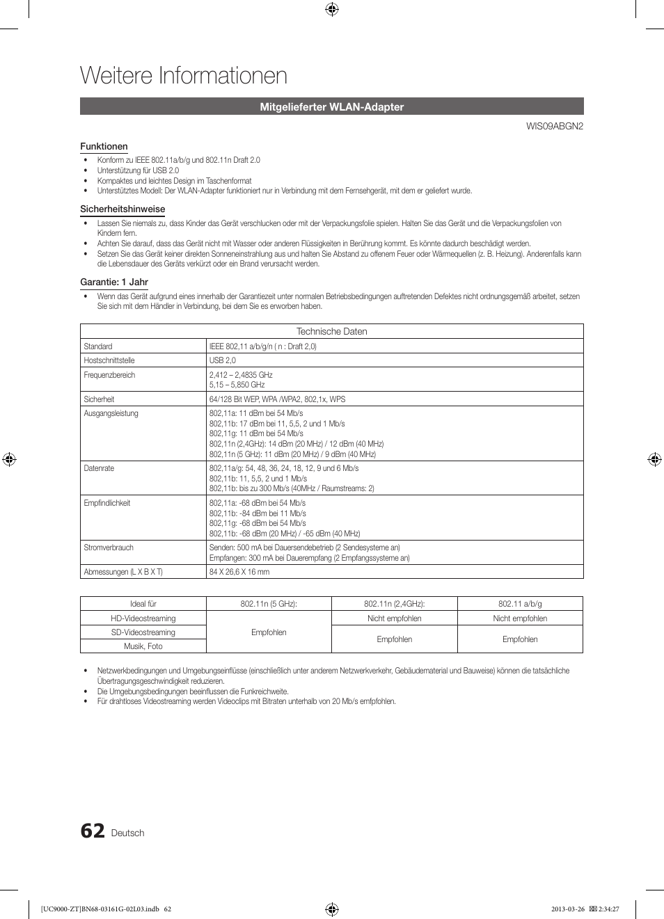 Weitere informationen | Samsung UE40C9000SP User Manual | Page 192 / 195
