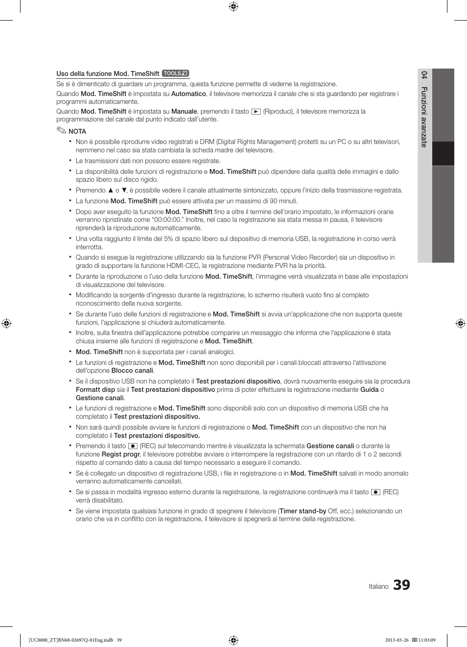 Samsung UE55C8000XP User Manual | Page 103 / 193