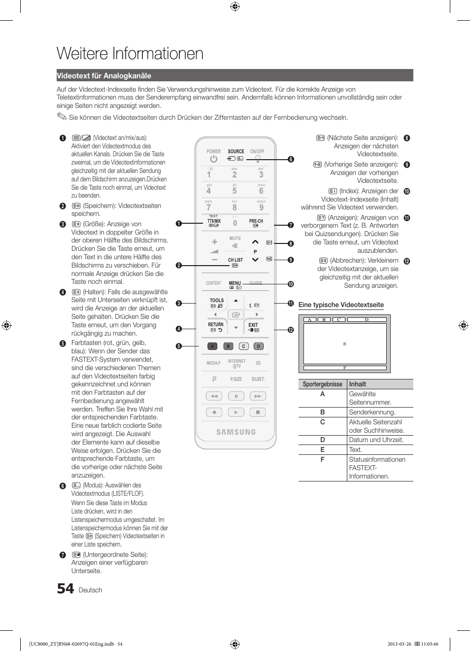 Weitere informationen | Samsung UE55C8000XP User Manual | Page 182 / 193