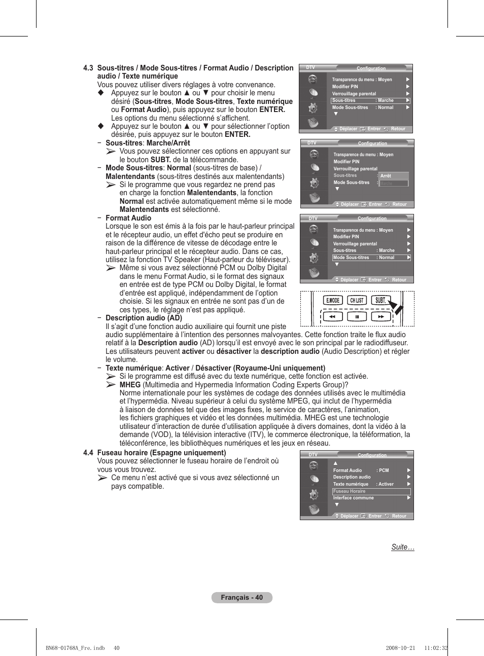 Samsung PS58A656T1F User Manual | Page 104 / 567