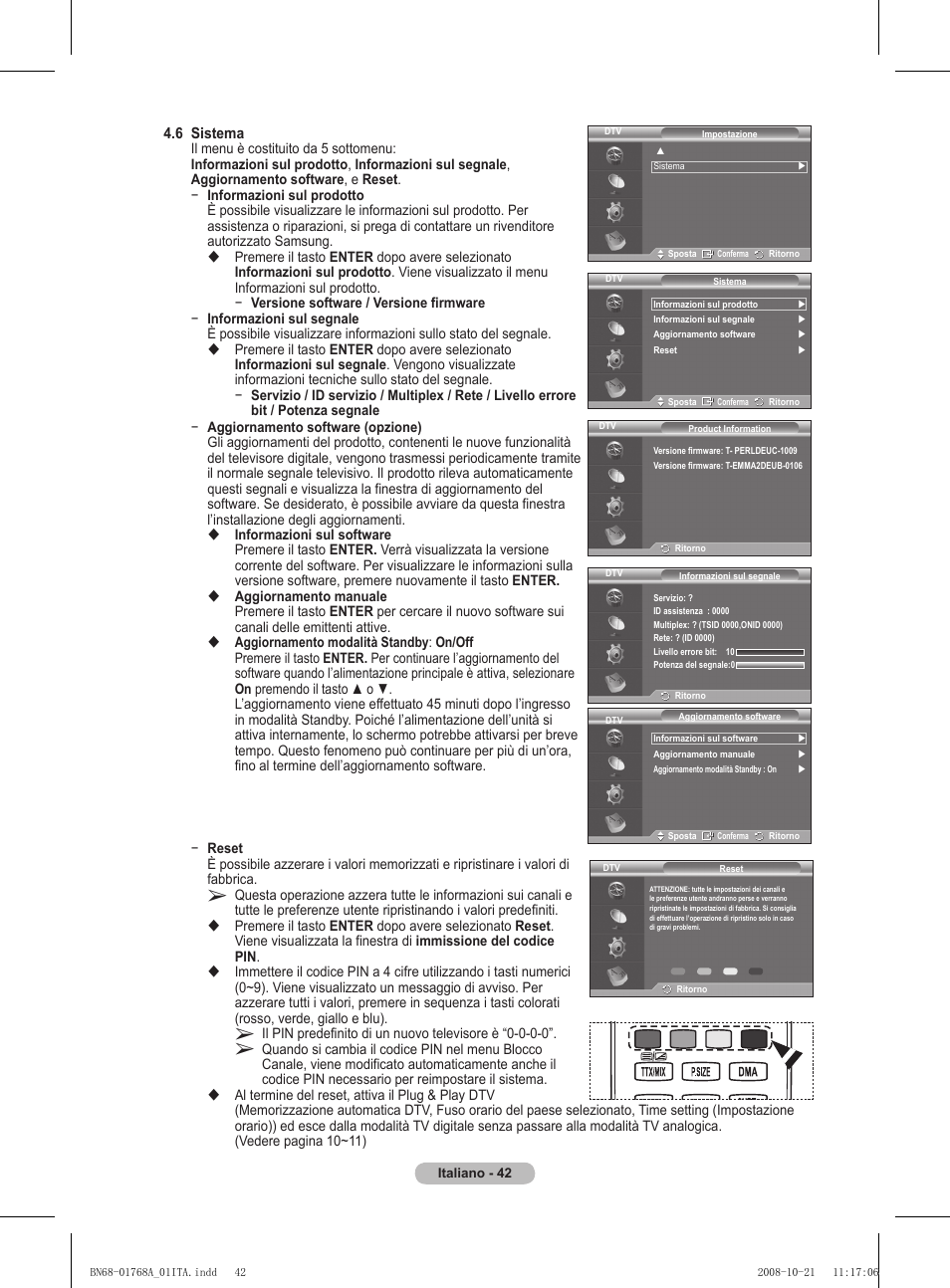 Samsung PS58A656T1F User Manual | Page 294 / 567
