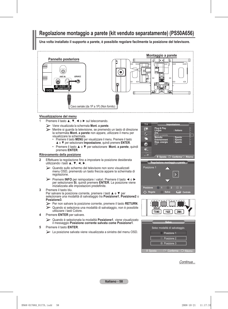 Samsung PS58A656T1F User Manual | Page 310 / 567