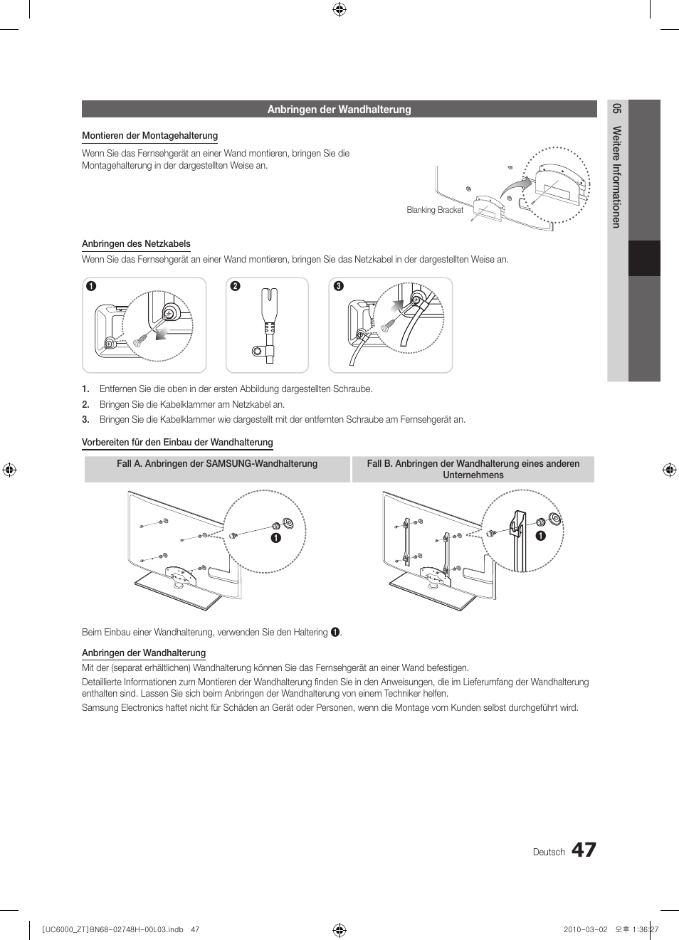 Samsung UE32C6000RP User Manual | Page 157 / 165