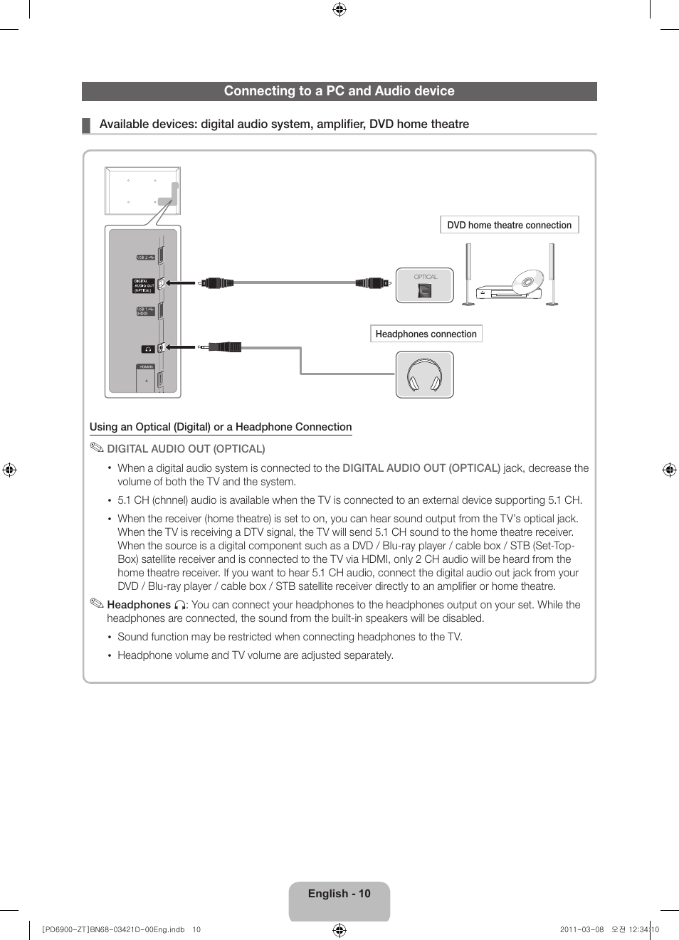Samsung PS51D6900DQ User Manual | Page 10 / 78