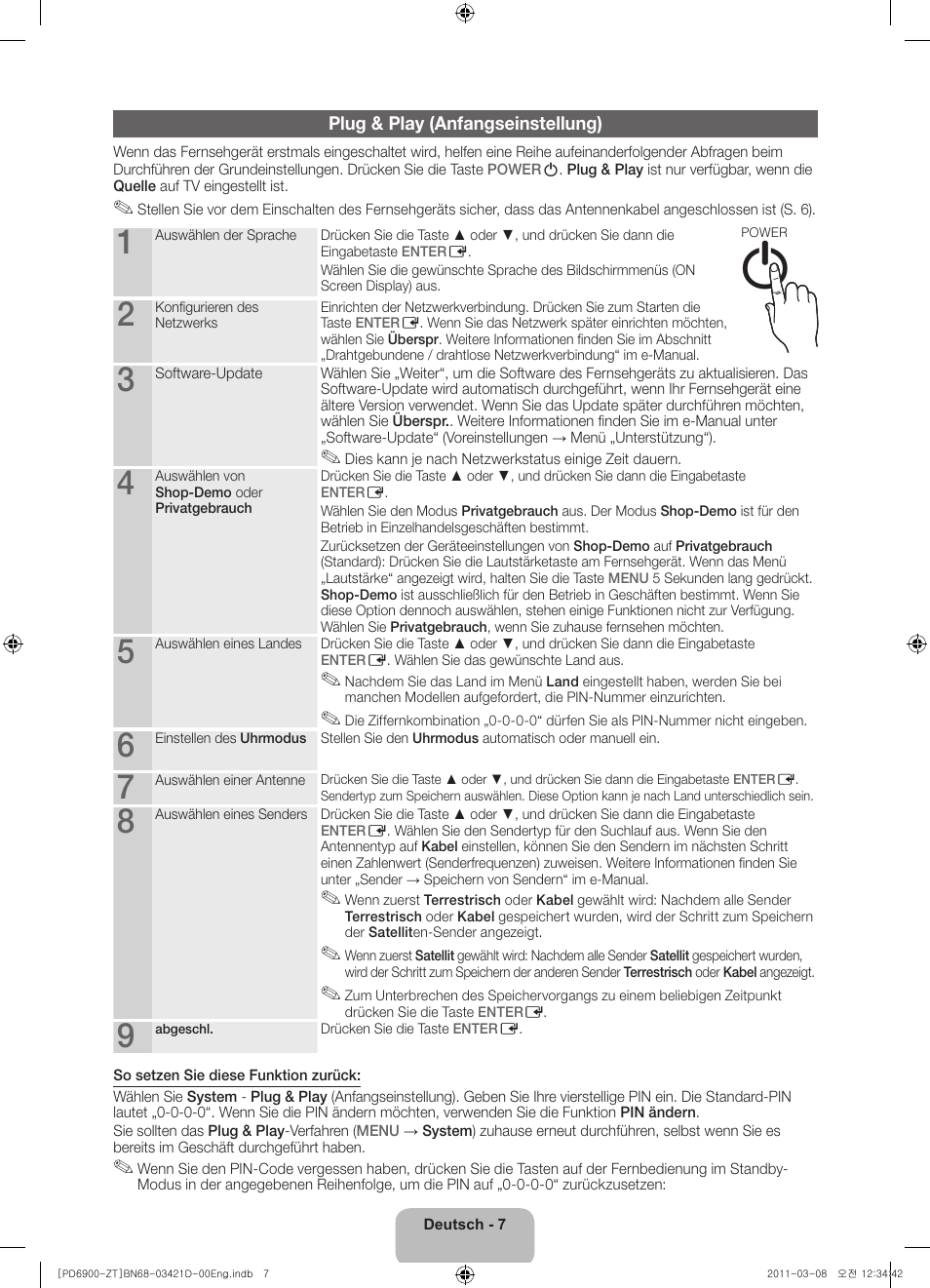 Samsung PS51D6900DQ User Manual | Page 47 / 78