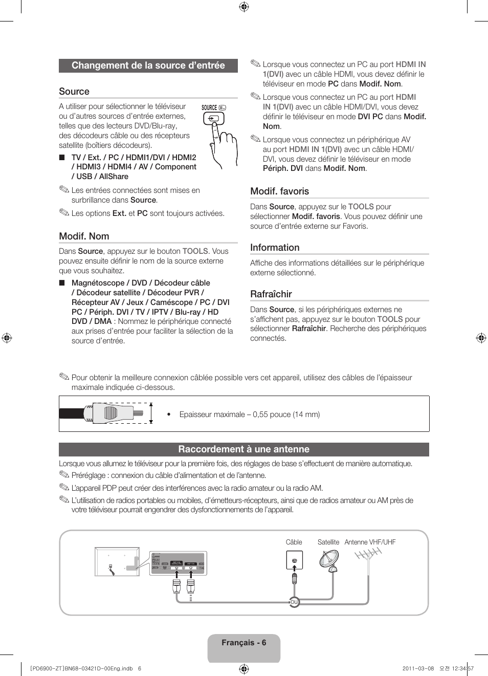 Samsung PS51D6900DQ User Manual | Page 64 / 78