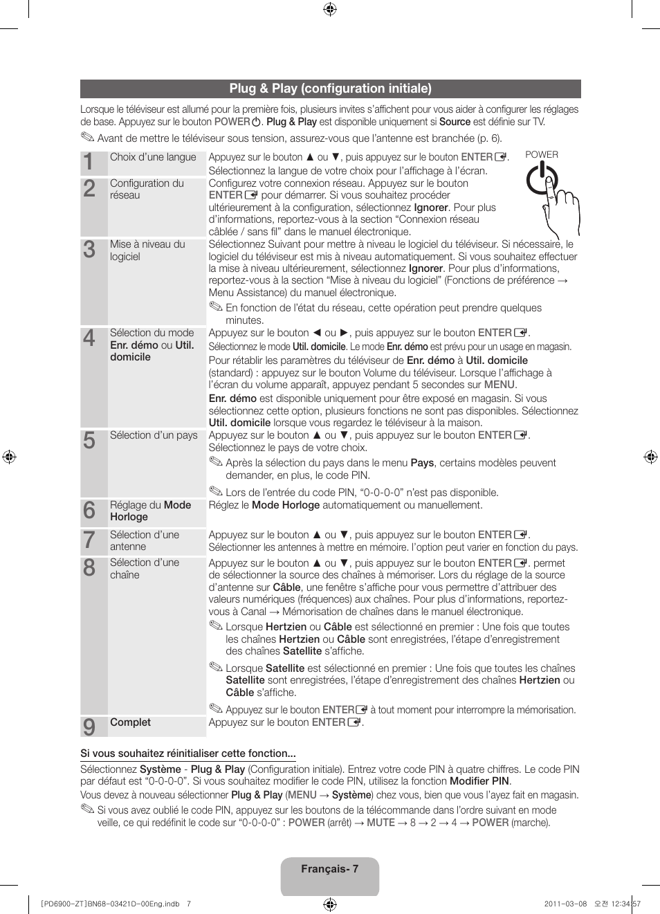 Samsung PS51D6900DQ User Manual | Page 65 / 78