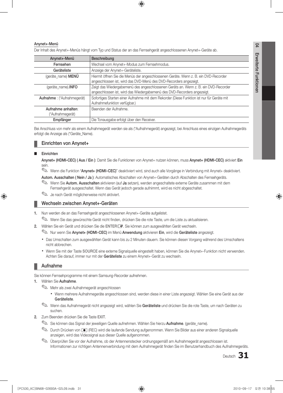 Samsung PS50C530C1W User Manual | Page 111 / 365