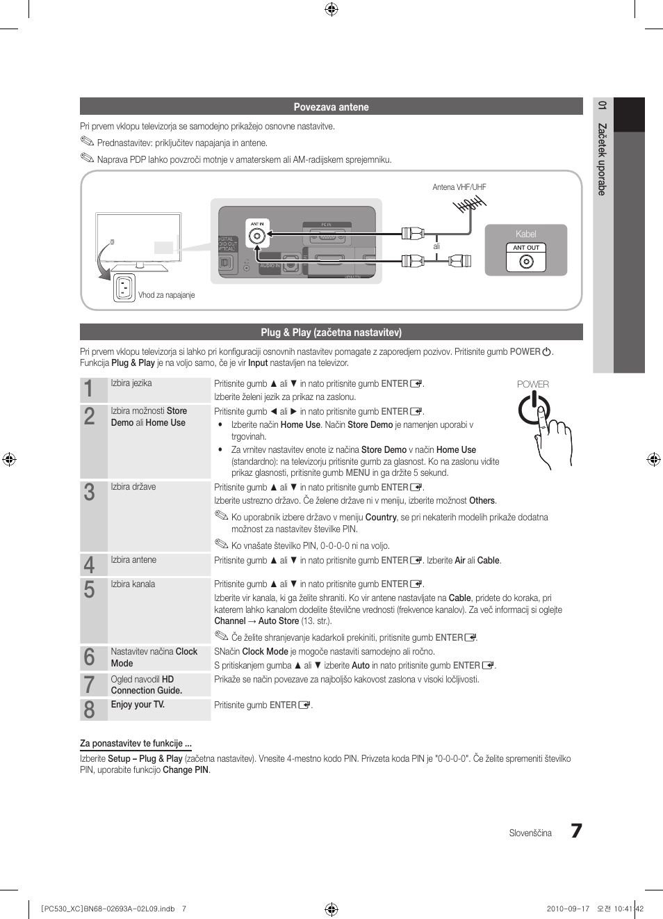 Samsung PS50C530C1W User Manual | Page 289 / 365