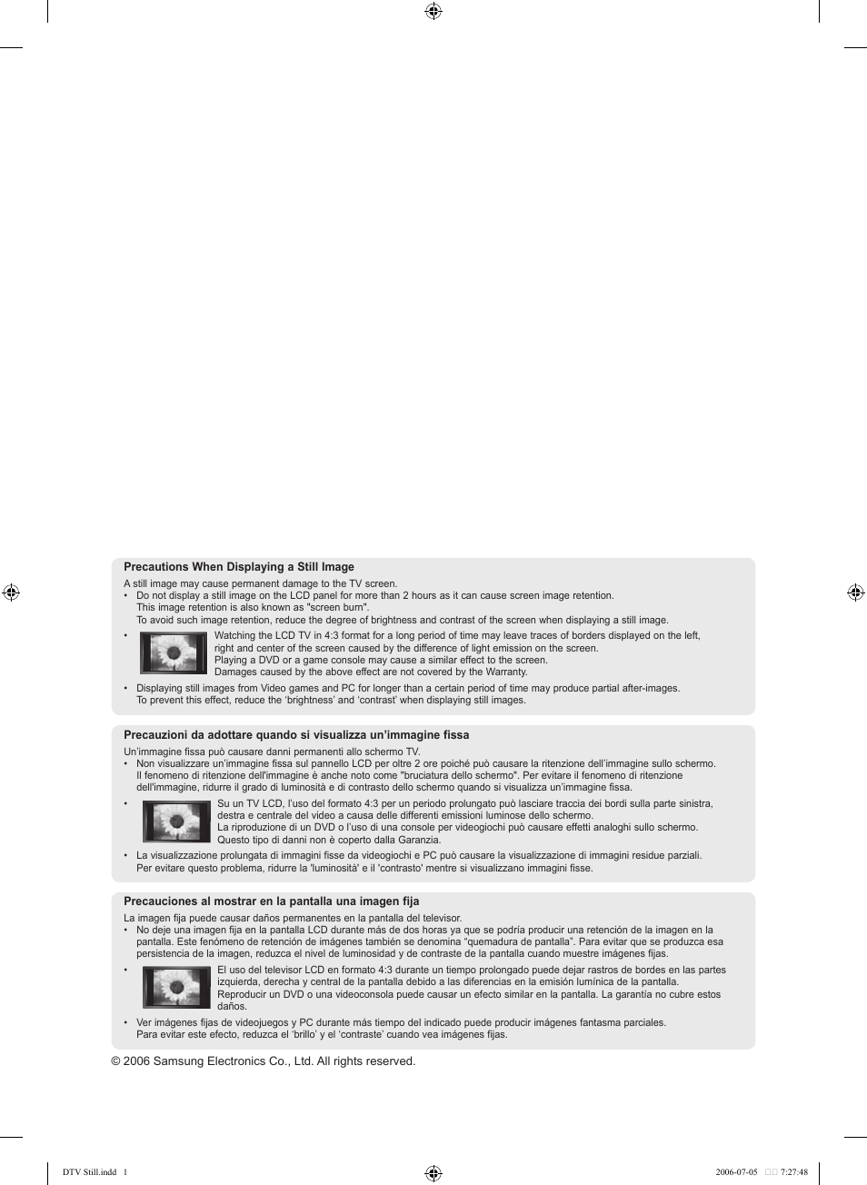 Samsung LE32S74BD User Manual | Page 2 / 125