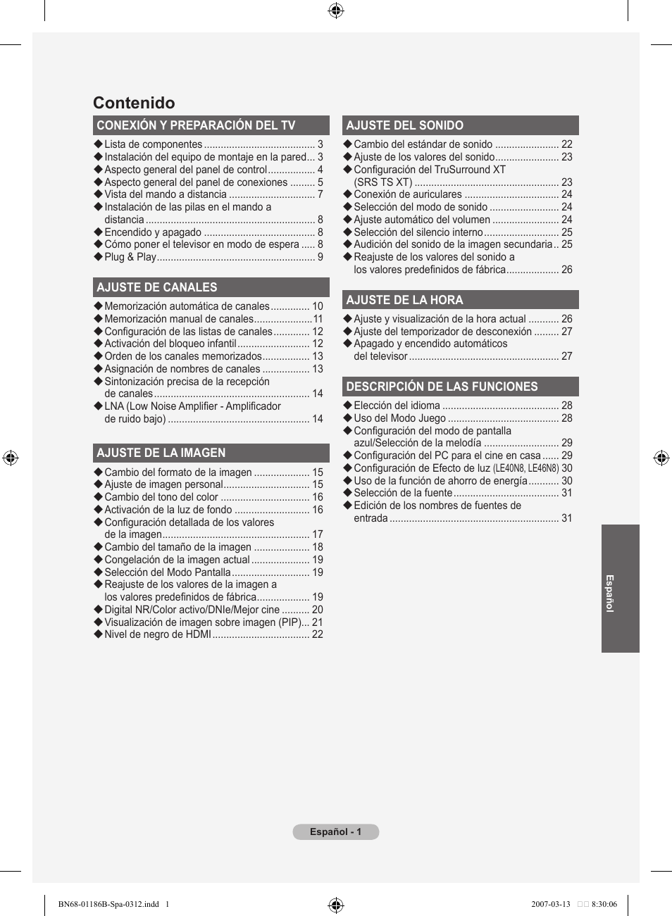 Samsung LE52M87BD User Manual | Page 313 / 498
