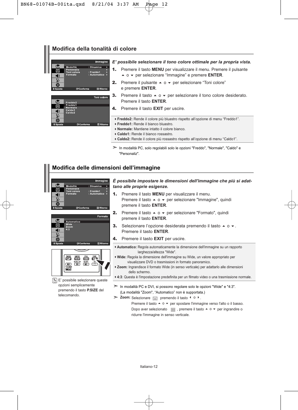 Samsung LE19R71B User Manual | Page 164 / 179