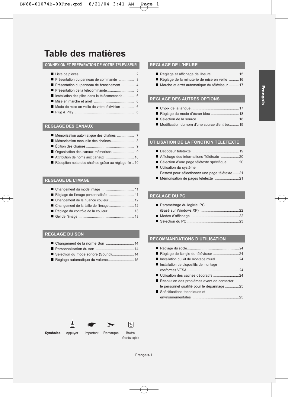 Samsung LE19R71B User Manual | Page 28 / 179