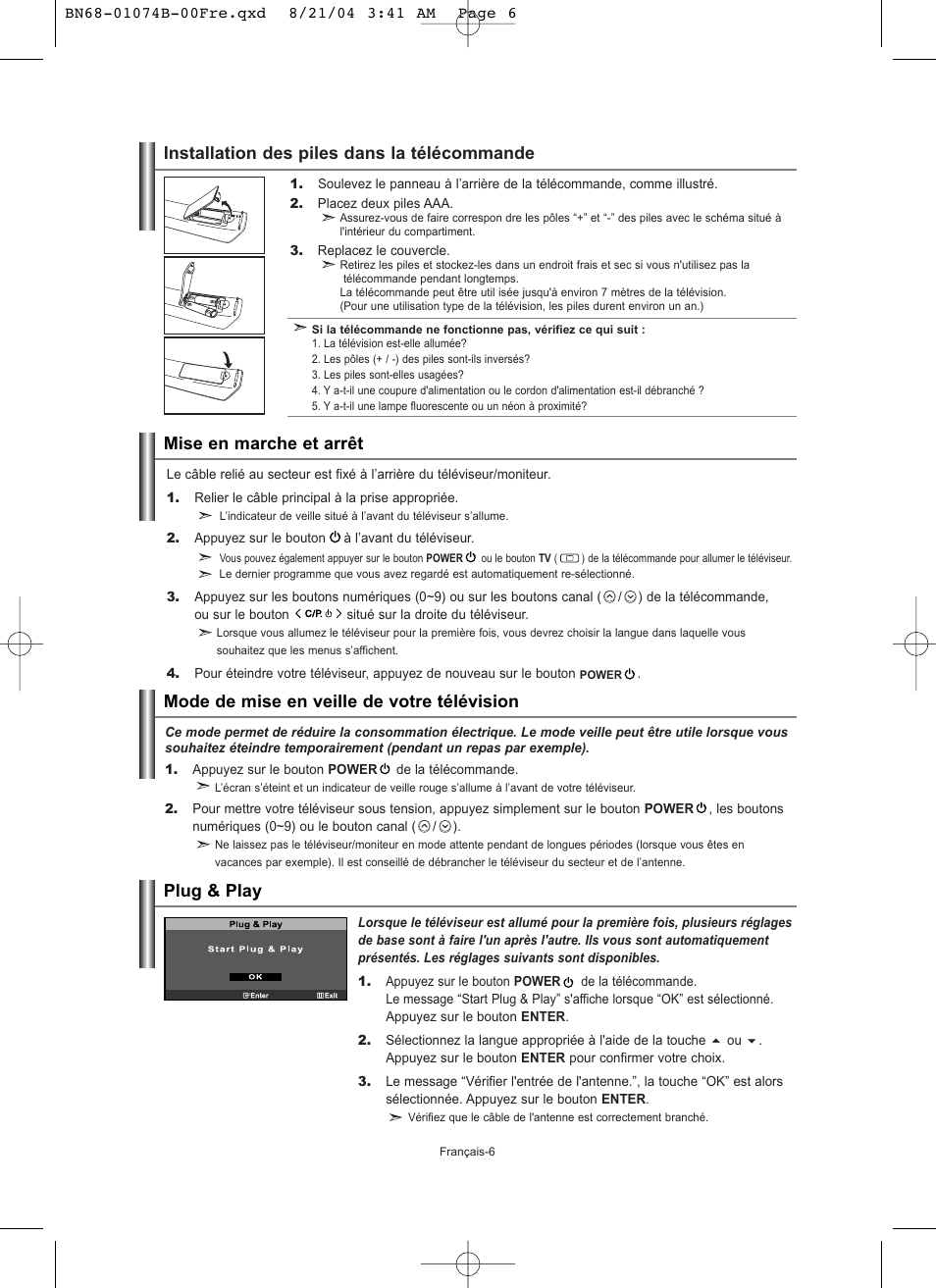 Samsung LE19R71B User Manual | Page 33 / 179