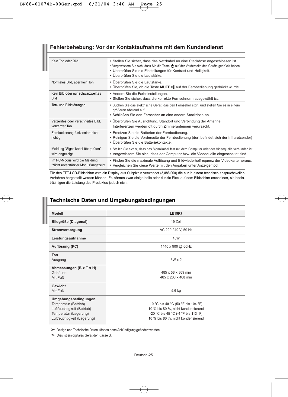 Samsung LE19R71B User Manual | Page 77 / 179