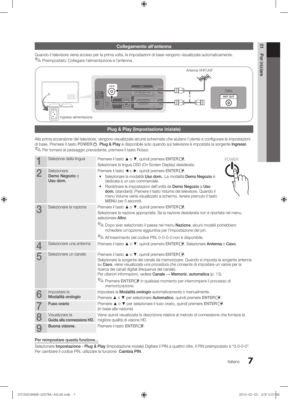 Samsung PS50C551G2W User Manual | Page 207 / 452
