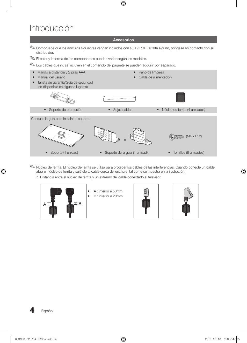 Introducción | Samsung PS50C551G2W User Manual | Page 254 / 452