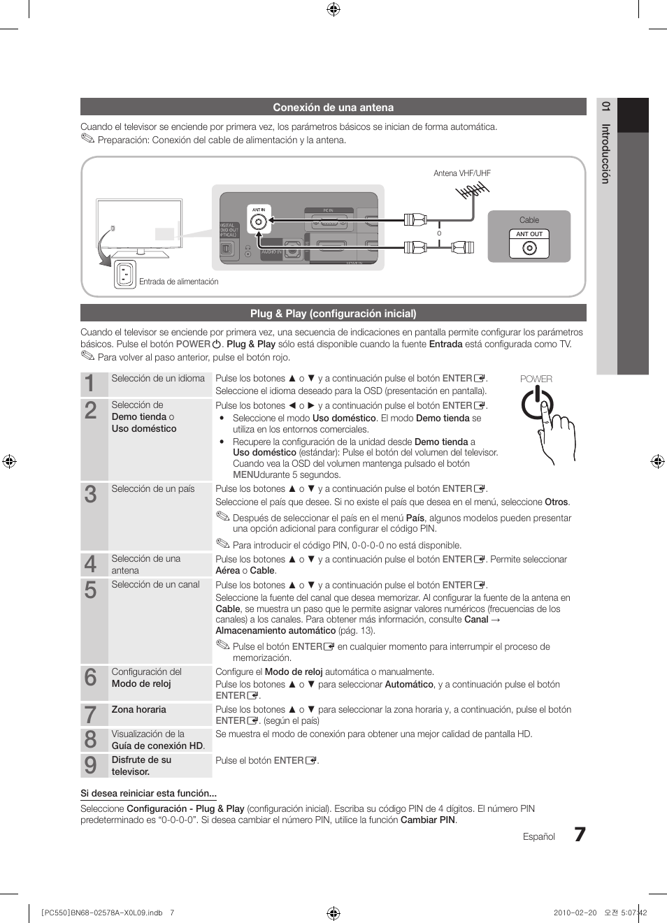 Samsung PS50C551G2W User Manual | Page 257 / 452