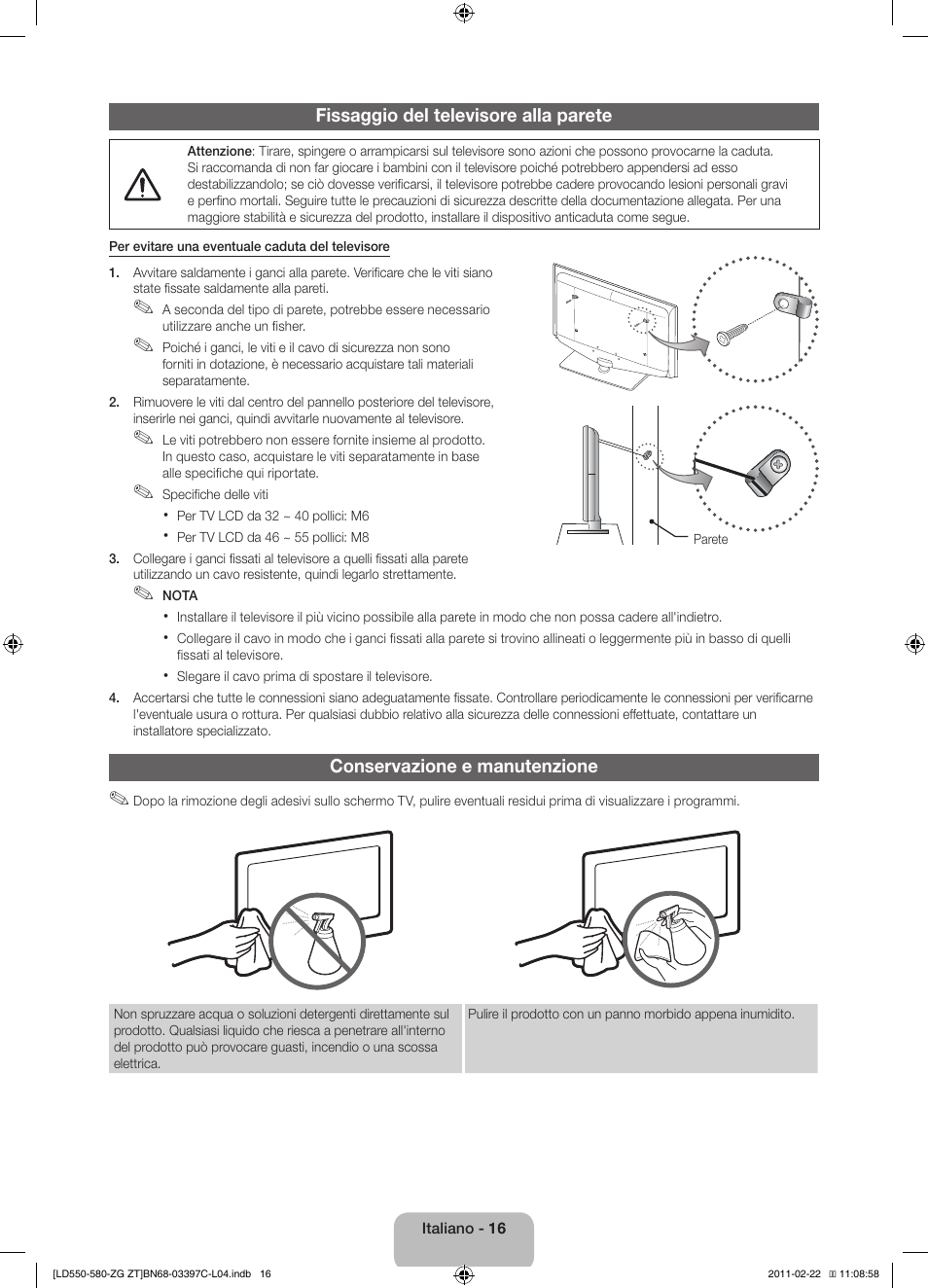 Samsung LE37D550K1W User Manual | Page 64 / 67